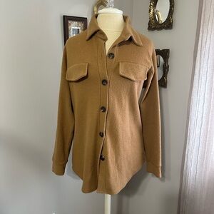 BomBom Tan Textured Jacket